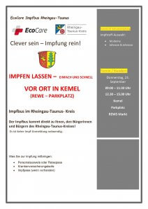 IMPFBUS in Heidenrod Kemel